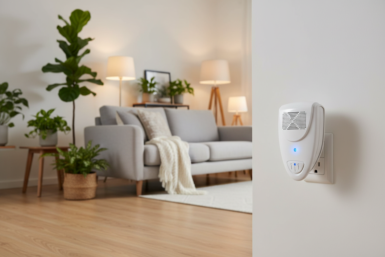 Pest Guard | Ultrasonic Pest Repeller Plug-In with Multi-Frequency Control