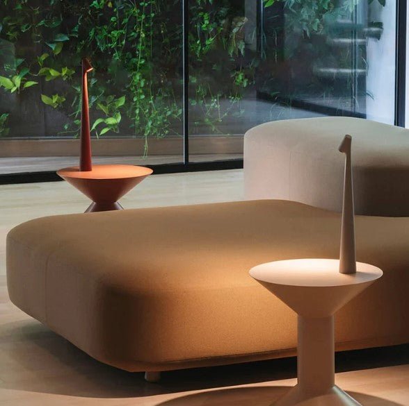 Rechargeable LED Table Lamp with Portable Dimmable Aluminum Design for Versatile Lighting