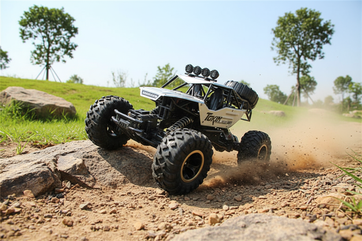 RC Monster Truck for Powerful Off-Road Driving and Remote-Control Fun