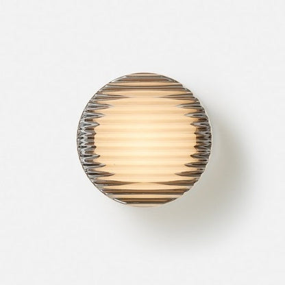 Luma Glow Round LED Wall Light with Milk Glass Shade for Soft Ambient Lighting