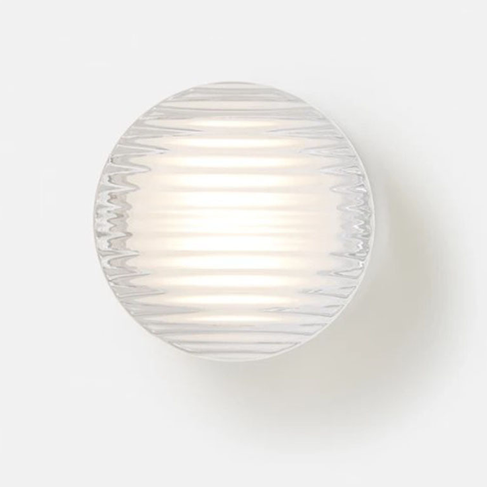 Luma Glow Round LED Wall Light with Milk Glass Shade for Soft Ambient Lighting