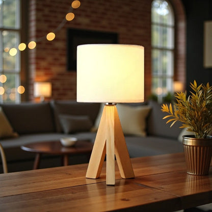Modern Table Lamp with Soft Ambient Lighting Design for Decorative Bedside Use