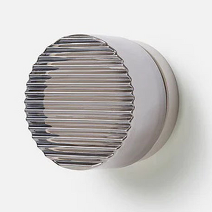 Luma Glow Round LED Wall Light with Milk Glass Shade for Soft Ambient Lighting