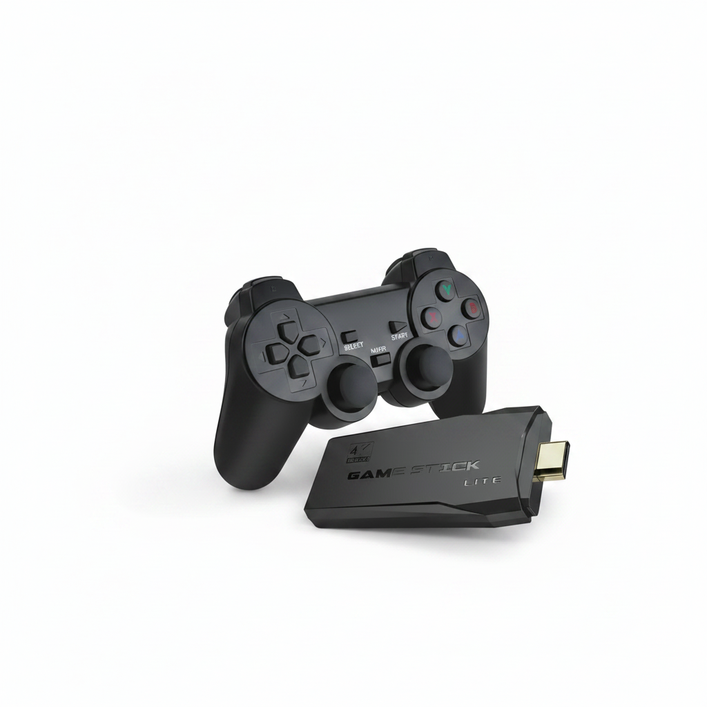4K HDMI Retro Game Console with Wireless Controllers