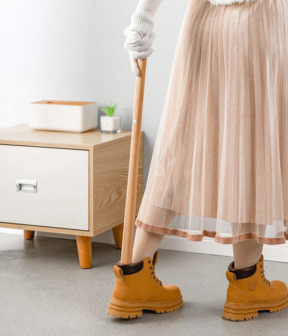 ComfortEase Extra Long Handle Shoe Horn with Ergonomic Grip for Easy Wear