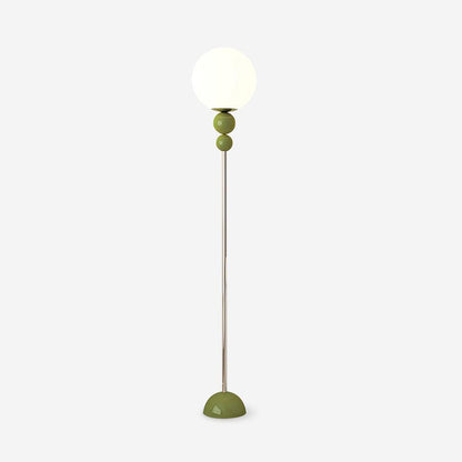 Modern Floor Lamp with Metal and Glass Design for Living Room Ambient Lighting