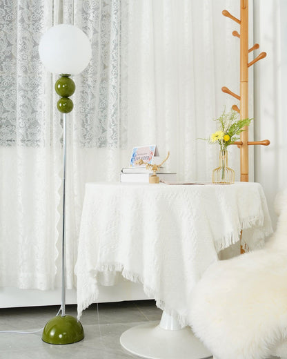 Modern Floor Lamp with Metal and Glass Design for Living Room Ambient Lighting