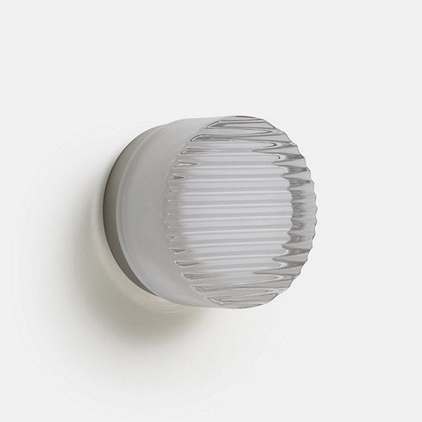 Luma Glow Round LED Wall Light with Milk Glass Shade for Soft Ambient Lighting