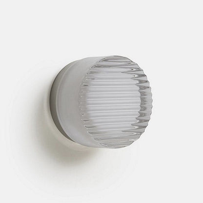 Luma Glow Round LED Wall Light with Milk Glass Shade for Soft Ambient Lighting