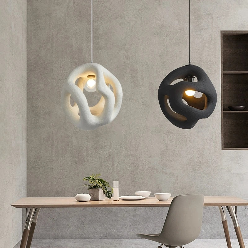Wabi Sabi Pendant Light with Scandinavian Minimalist Design for Ambient Home Lighting