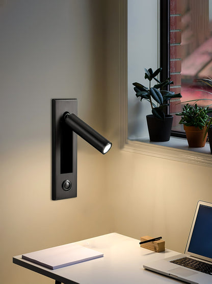 Glow Edge LED Bedside Reading Wall Light with Adjustable Beam