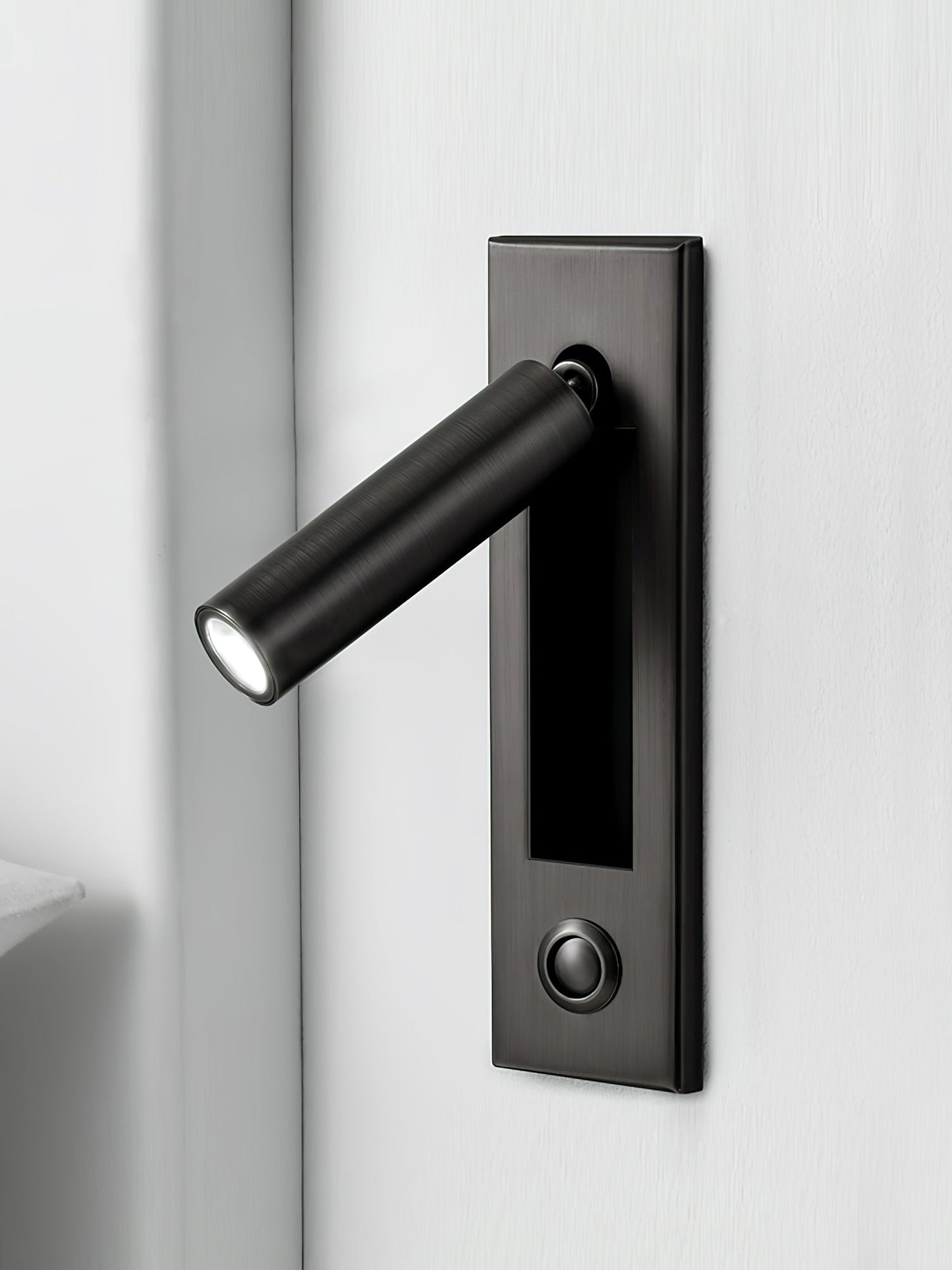 Glow Edge LED Bedside Reading Wall Light with Adjustable Beam