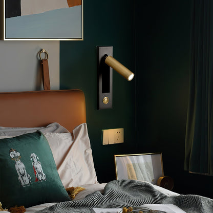 Glow Edge LED Bedside Reading Wall Light with Adjustable Beam
