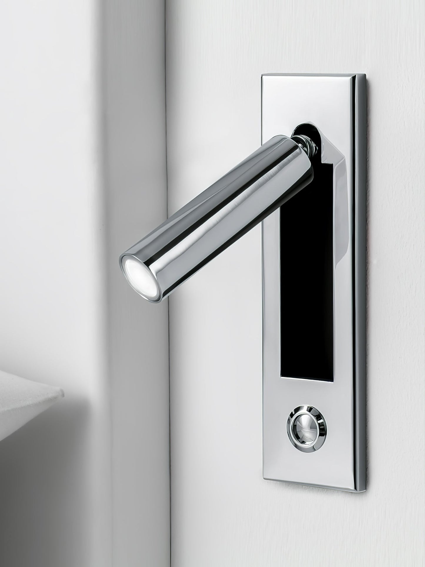 Glow Edge LED Bedside Reading Wall Light with Adjustable Beam