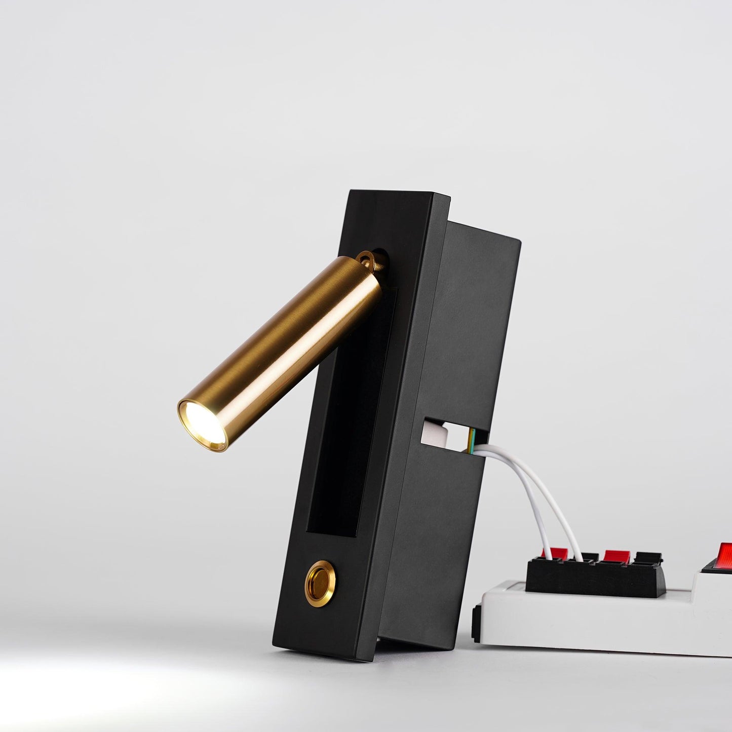 Glow Edge LED Bedside Reading Wall Light with Adjustable Beam