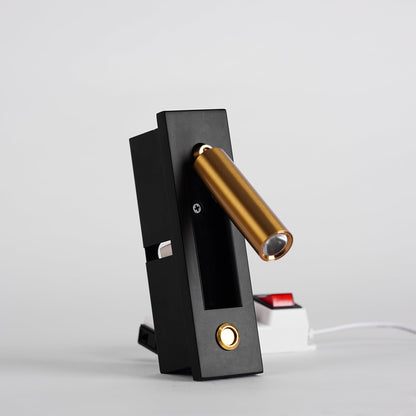 Glow Edge LED Bedside Reading Wall Light with Adjustable Beam