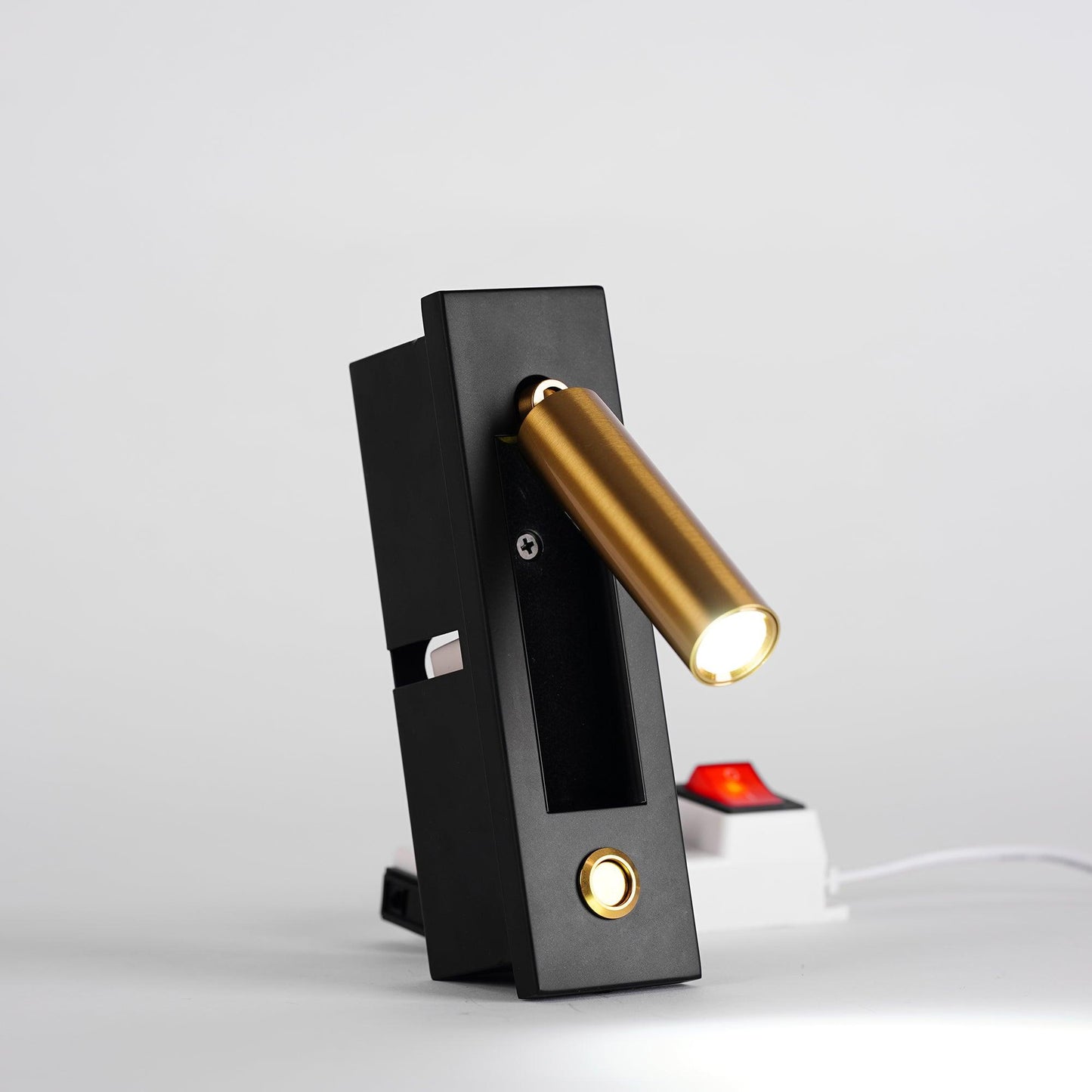Glow Edge LED Bedside Reading Wall Light with Adjustable Beam
