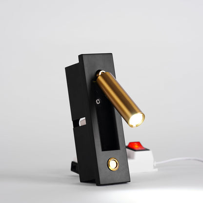 Glow Edge LED Bedside Reading Wall Light with Adjustable Beam
