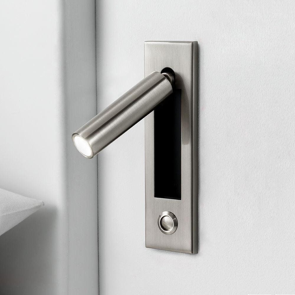 Glow Edge LED Bedside Reading Wall Light with Adjustable Beam