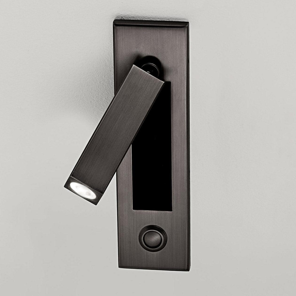 Glow Edge LED Bedside Reading Wall Light with Adjustable Beam