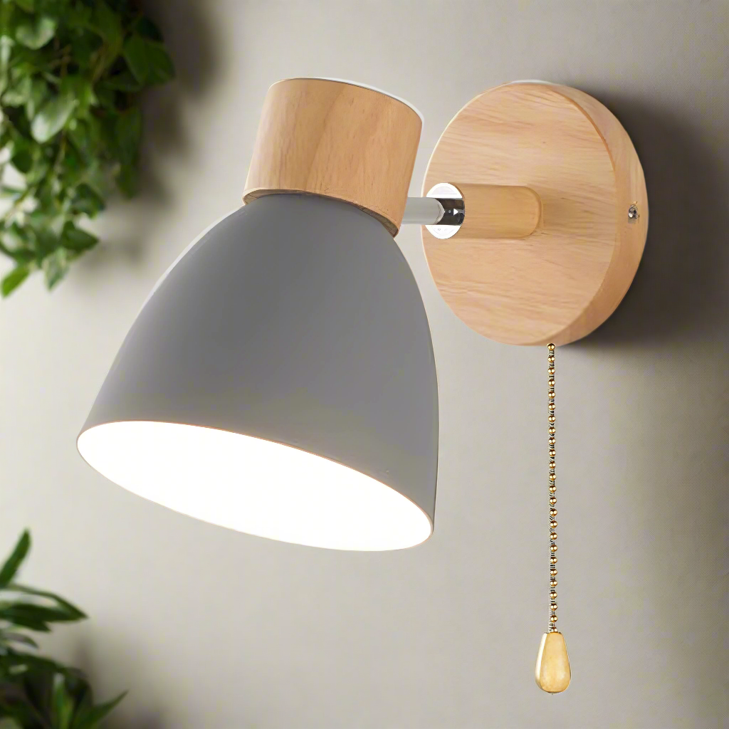 Glow Ease Wall Light with Pull Chain