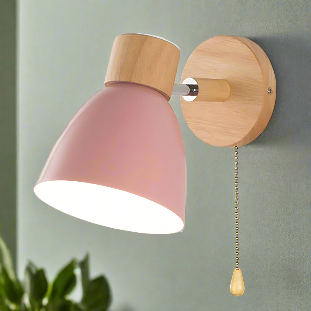 Glow Ease Wall Light with Pull Chain
