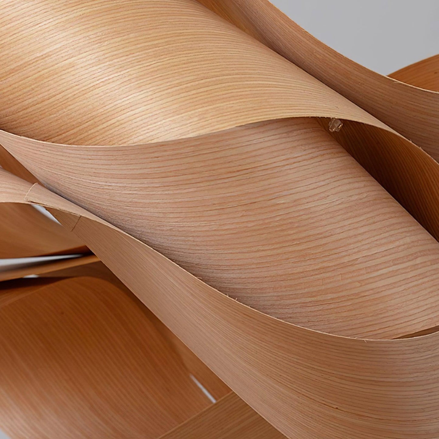 Wood Pendant Light with Modern Wooden Design for Warm Ambient Interior Lighting