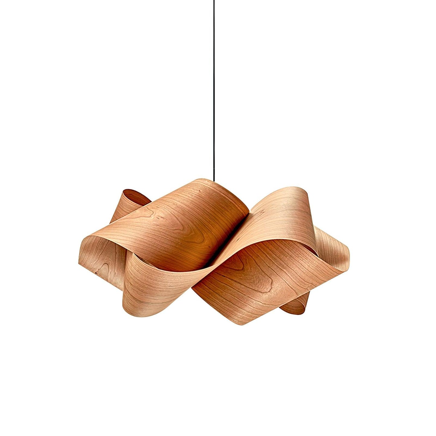 Wood Pendant Light with Modern Wooden Design for Warm Ambient Interior Lighting