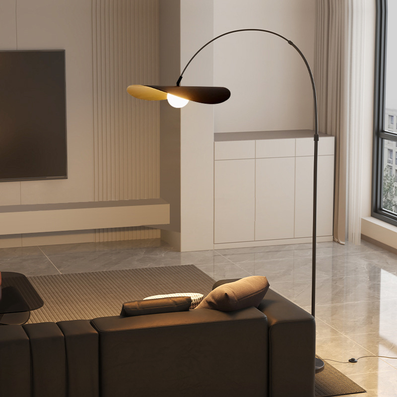 Wabi Sabi Floor Lamp with Rustic LED Standing Design for Natural Ambient Lighting