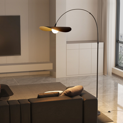Wabi Sabi Floor Lamp with Rustic LED Standing Design for Natural Ambient Lighting