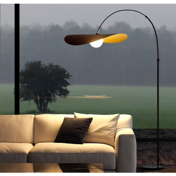 Wabi Sabi Floor Lamp with Rustic LED Standing Design for Natural Ambient Lighting