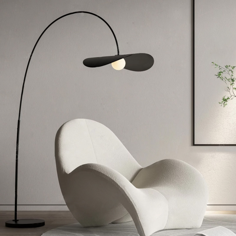 Wabi Sabi Floor Lamp with Rustic LED Standing Design for Natural Ambient Lighting