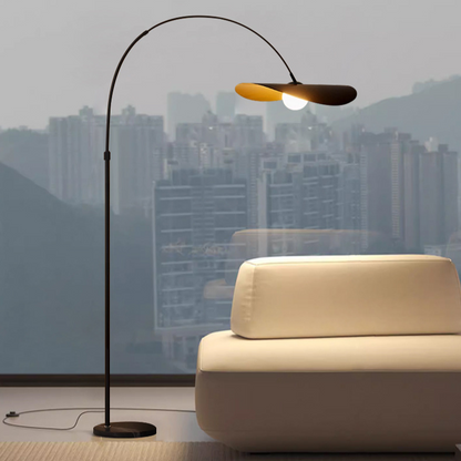 Wabi Sabi Floor Lamp with Rustic LED Standing Design for Natural Ambient Lighting