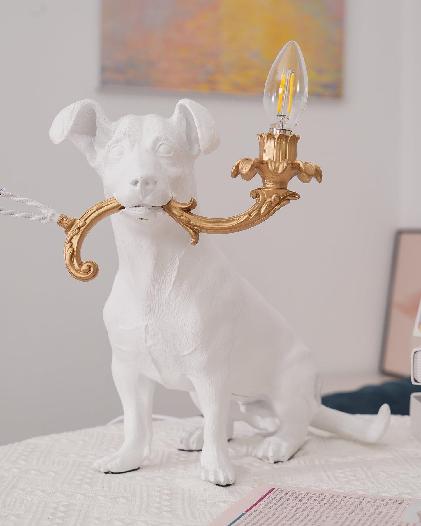 Modern Table Lamp with Decorative Bedside Design for Desk and Nightstand Lighting