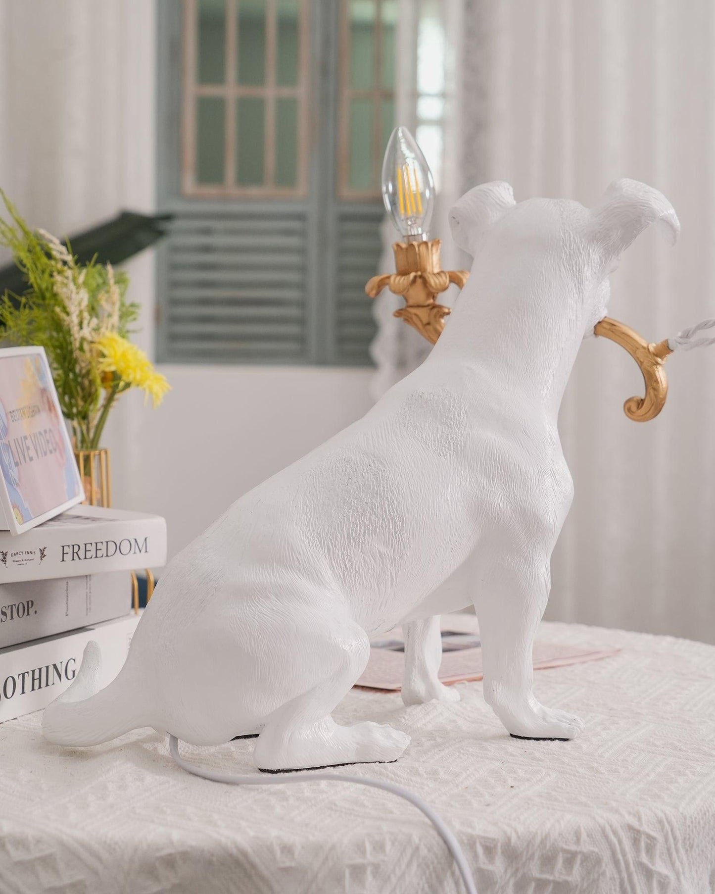 Modern Table Lamp with Decorative Bedside Design for Desk and Nightstand Lighting