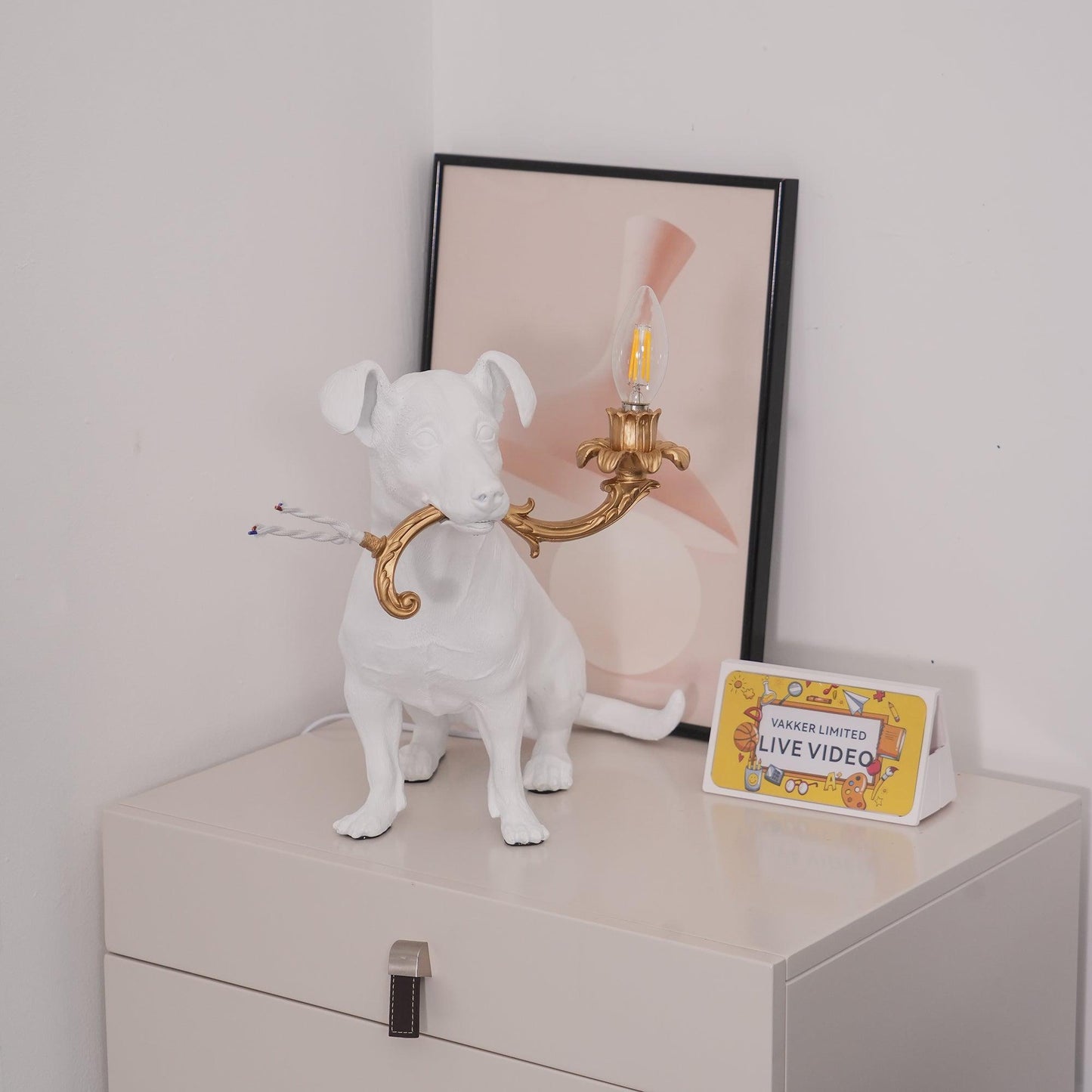 Modern Table Lamp with Decorative Bedside Design for Desk and Nightstand Lighting