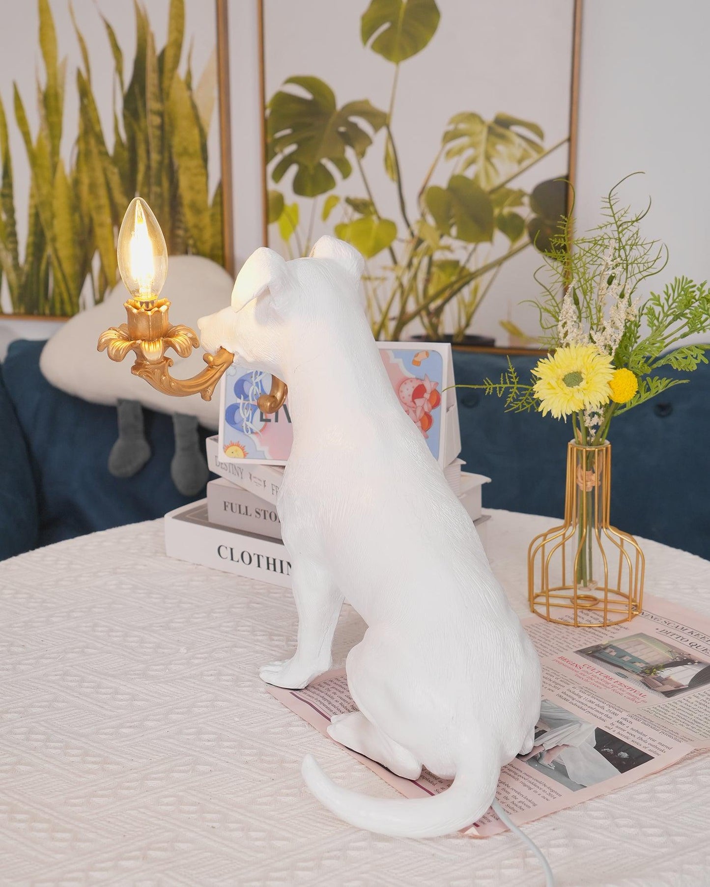 Modern Table Lamp with Decorative Bedside Design for Desk and Nightstand Lighting