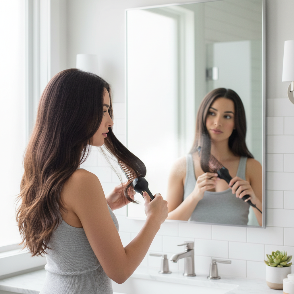 Thermal Blowout Styling Brush with Heat Resistant Bristles