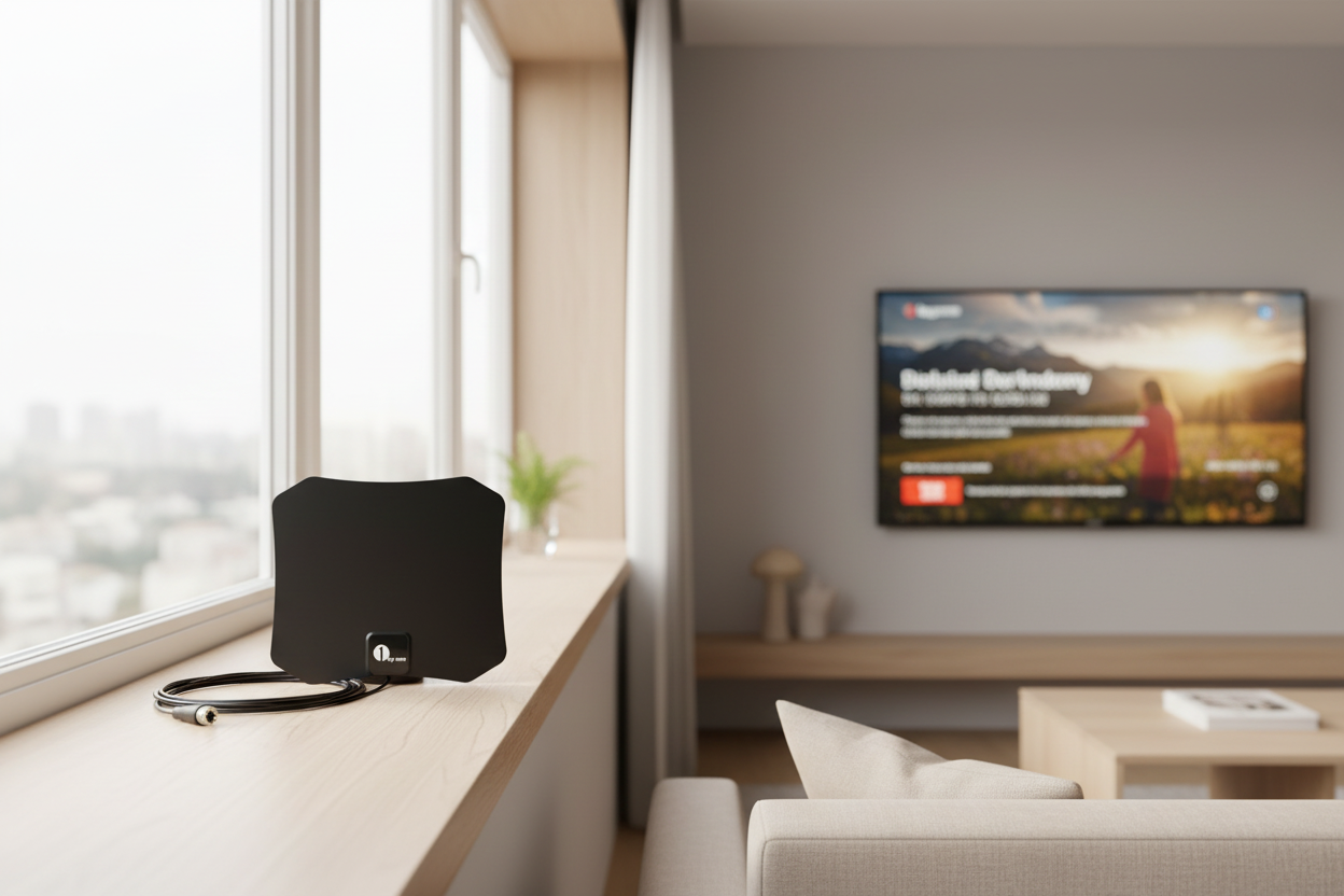Signal Max HDTV Antenna with 4K Support for Local Channel Reception