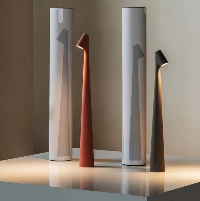 Rechargeable LED Table Lamp with Portable Dimmable Aluminum Design for Versatile Lighting