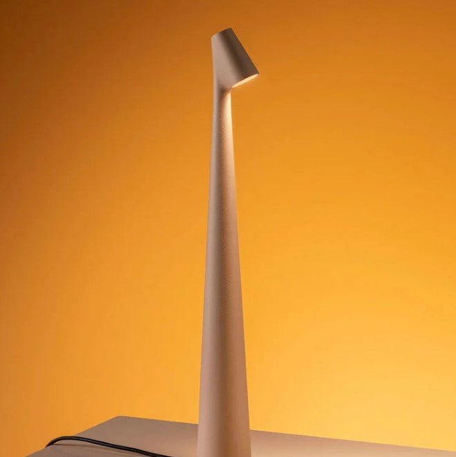 Rechargeable LED Table Lamp with Portable Dimmable Aluminum Design for Versatile Lighting