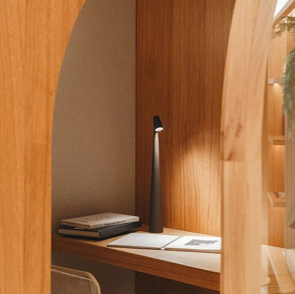 Rechargeable LED Table Lamp with Portable Dimmable Aluminum Design for Versatile Lighting