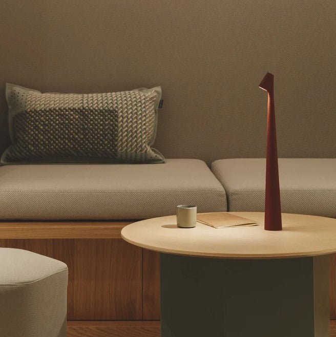 Rechargeable LED Table Lamp with Portable Dimmable Aluminum Design for Versatile Lighting