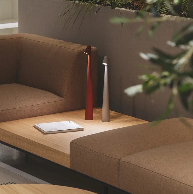 Rechargeable LED Table Lamp with Portable Dimmable Aluminum Design for Versatile Lighting