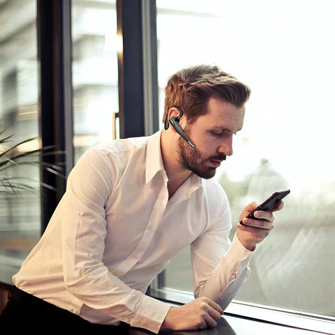 Clear Talk Bluetooth 5.1 Wireless Headset with Noise Cancelling Mic